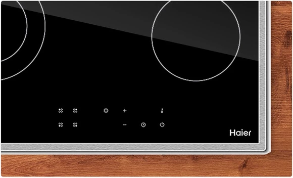 Детальное фото товара: Haier HHX-C64TDFB стеклокерамическая поверхность