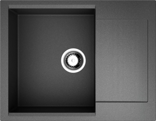 Omoikiri Daisen 65-BL, мойка, гранит, черный Фото товара: Omoikiri Daisen 65-BL, мойка, гранит, черный