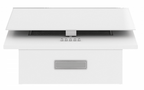 Детальное фото товара: Elikor Коралл 50П-430-К3Д белый/белое стекло