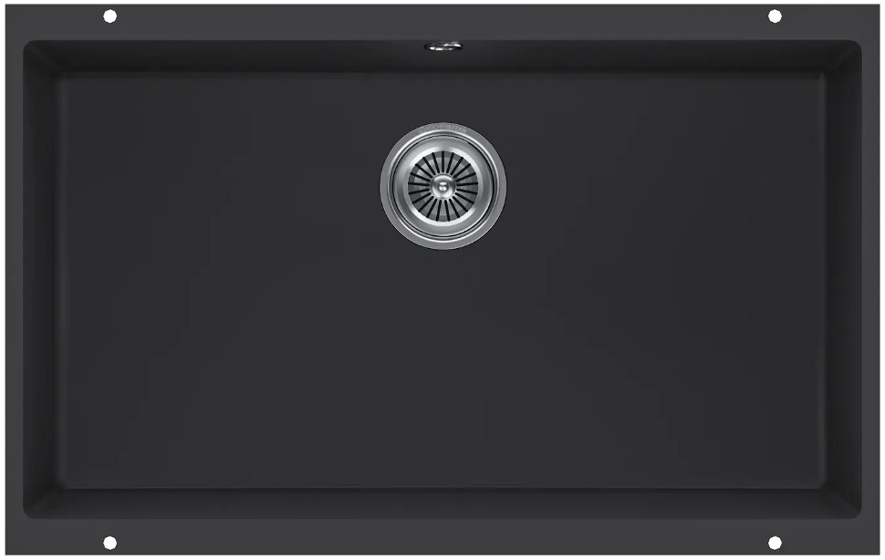 Фото товара: KUCHENSTERN UNDER 80, мойка, гранит, черный