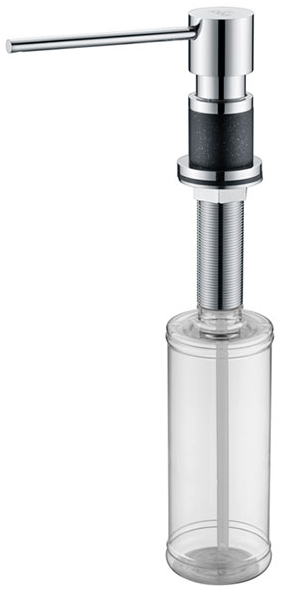 Фото товара: Paulmark KRAFT, дозатор для моющего средства, черный металлик