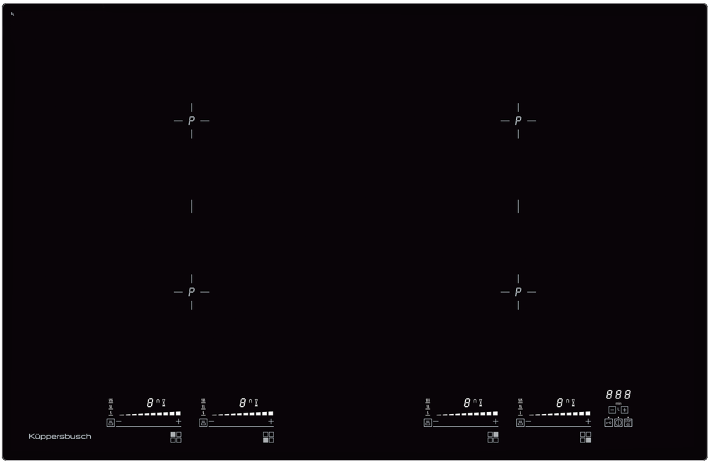 Фото товара: Kuppersbusch KI 8800.0 SR индукционная поверхность