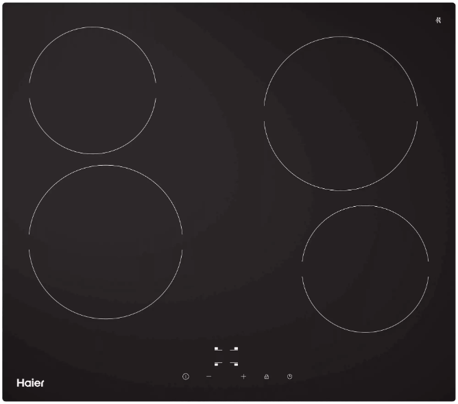 Фото товара: Haier HHY-C64NVTB стеклокерамическая поверхность