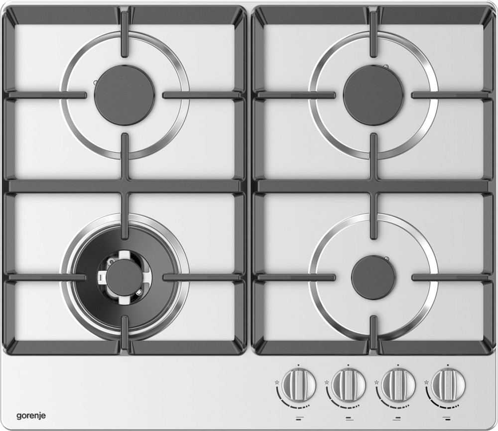 Gorenje GW641XHF Детальное фото товара: Gorenje GW641XHF газовая поверхность