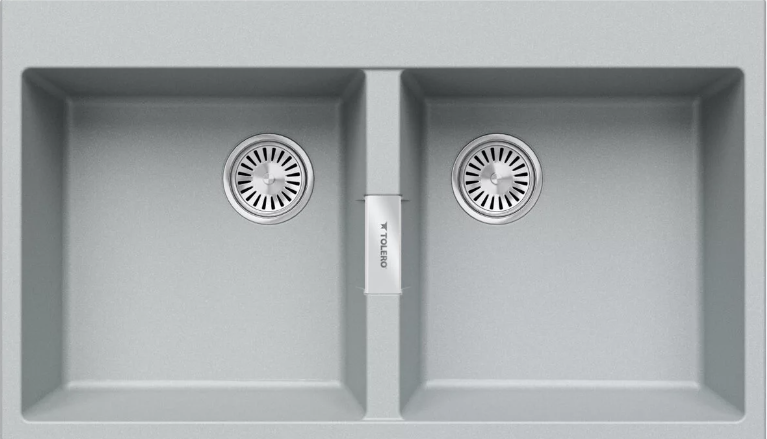 Tolero Loft TL-862, мойка, гранит, платина Фото товара: Tolero Loft TL-862, мойка, гранит, платина
