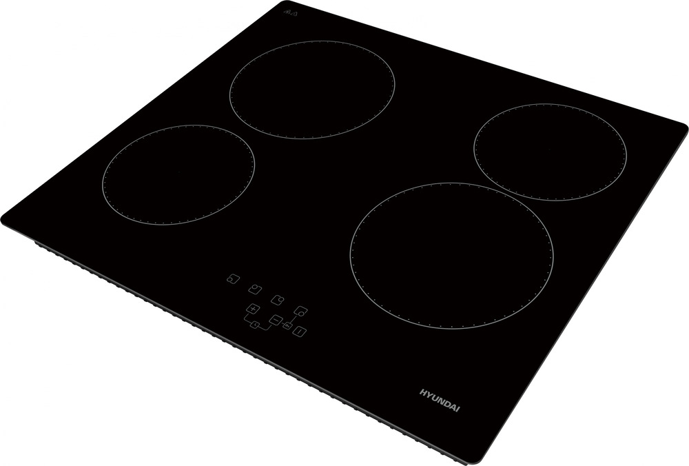 Детальное фото товара: Hyundai HHE 6410 BG стеклокерамическая поверхность