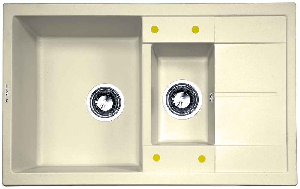 Фото товара: Zigmund & Shtain RECHTECK 780.2, мойка, молодое шампанское