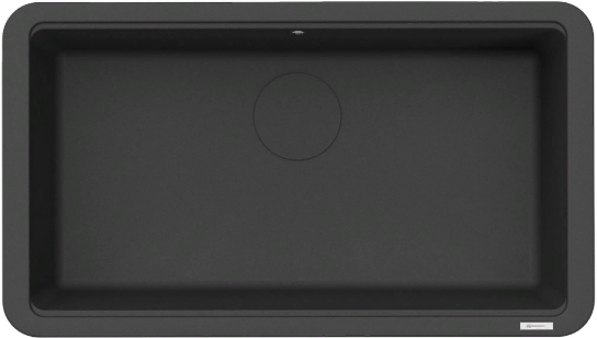 Фото товара: Omoikiri Tarento 83-BL, мойка, гранит, черный