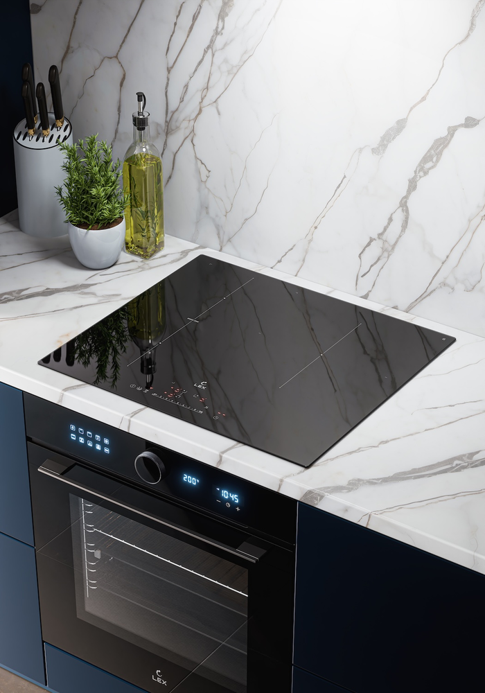 Детальное фото товара: LEX EVI 631A I BL индукционная поверхность