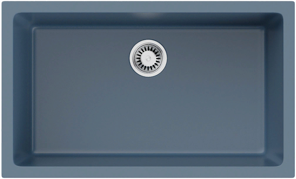 Фото товара: Omoikiri Okinoshima 76-U/I-SB, мойка, керамика, smoky blue
