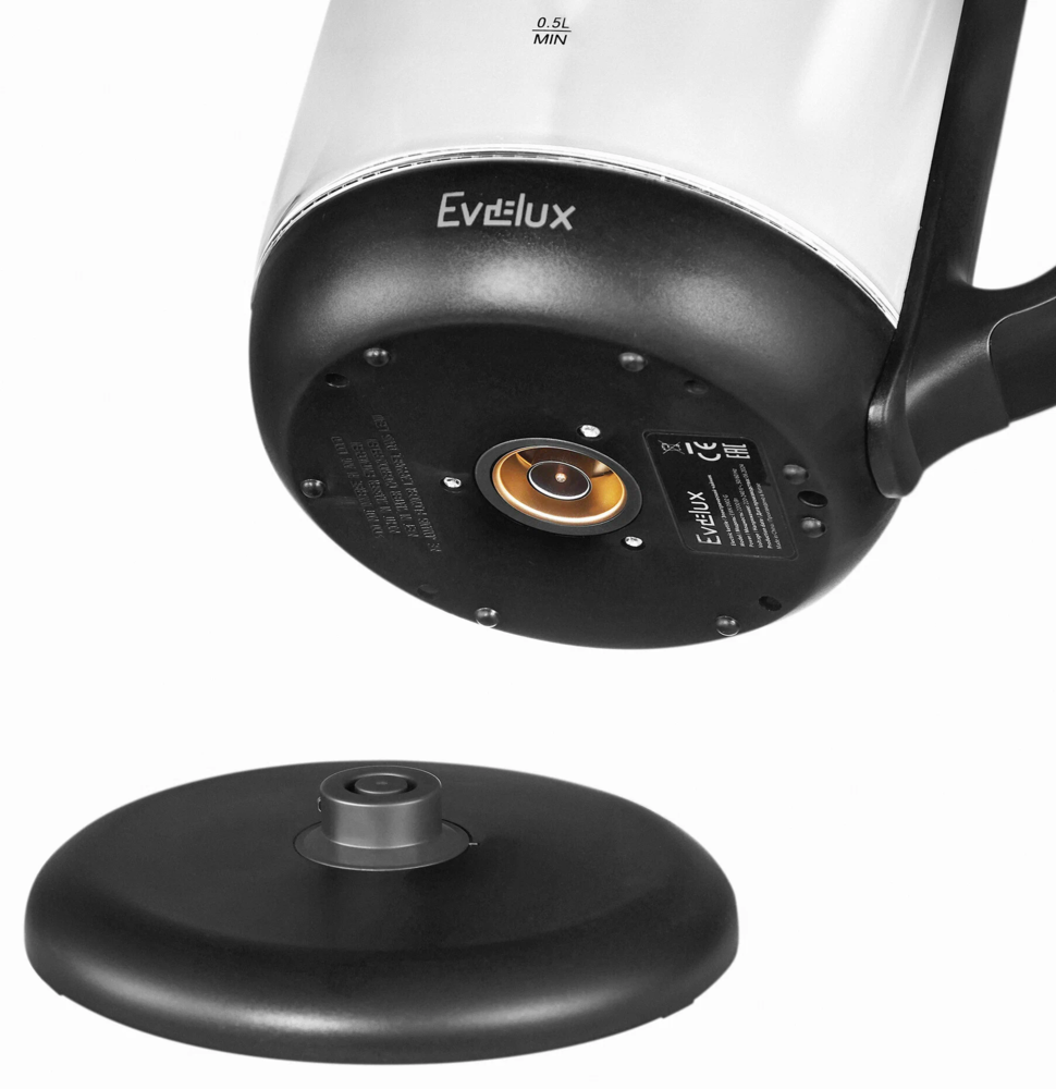Evelux EWK 0902 G Детальное фото товара: Evelux EWK 0902 G электрический чайник