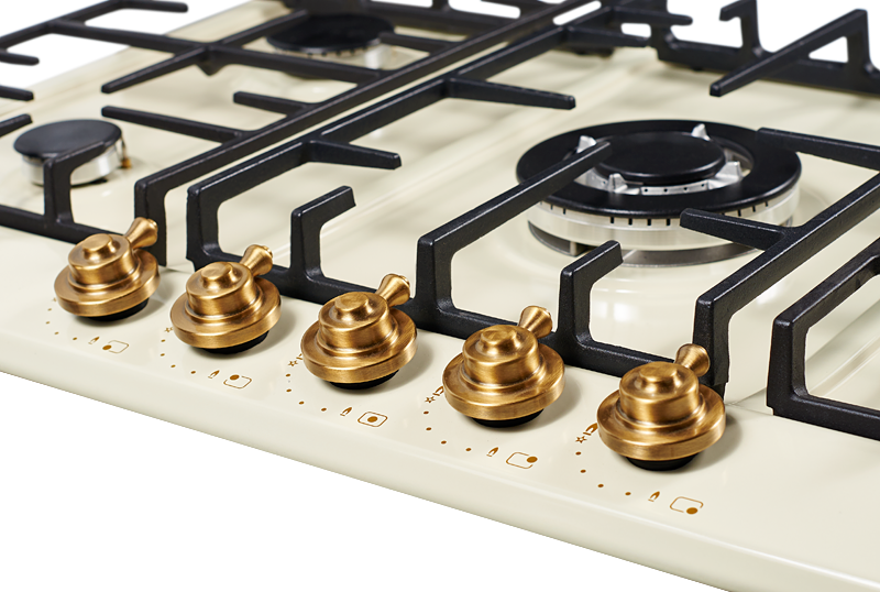 Детальное фото товара: Kuppersberg FV9TGRZ C Bronze газовая поверхность