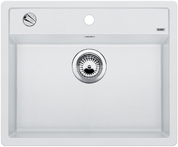 Blanco Dalago 6, мойка, гранит, белый с клапаном-автоматом Детальное фото товара: Blanco Dalago 6, мойка, гранит, белый с клапаном-автоматом