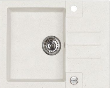 Фото товара: ALVEUS ROCK 30 GRANITAL ARCTIC-G11, мойка, гранит, белый (с сифоном 1105296)