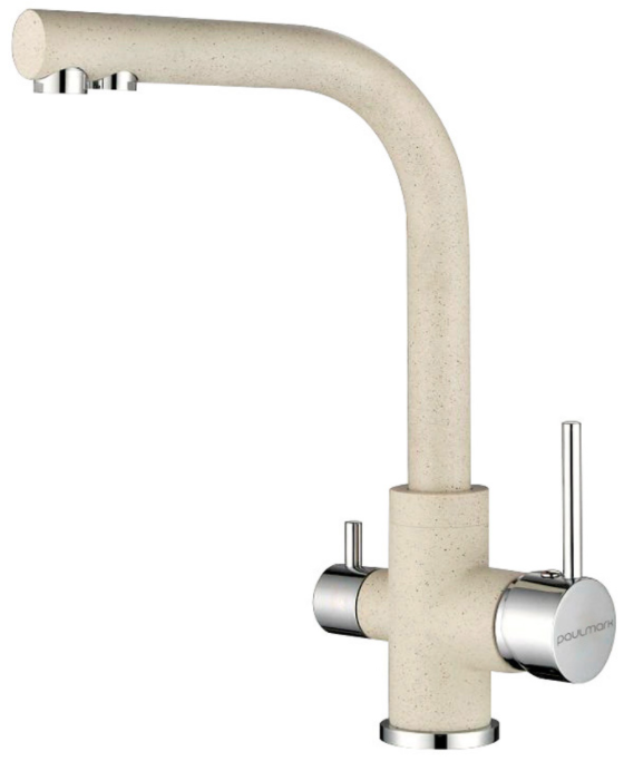 Фото товара: Paulmark ESSEN, смеситель, гранит, бежевый