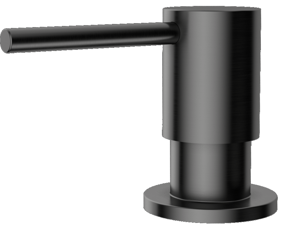 Фото товара: Omoikiri OM-08-GM, дозатор для моющего средства, вороненая сталь