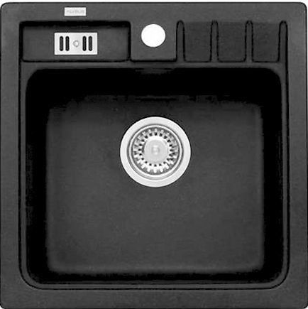 Детальное фото товара: ALVEUS NIAGARA 20, мойка, гранит, черный (в комплекте с сифоном 1105419)