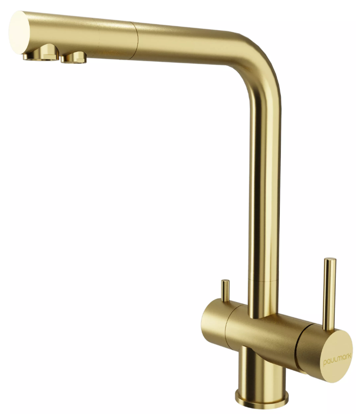 Фото товара: Paulmark SKALEN, смеситель, светлое золото