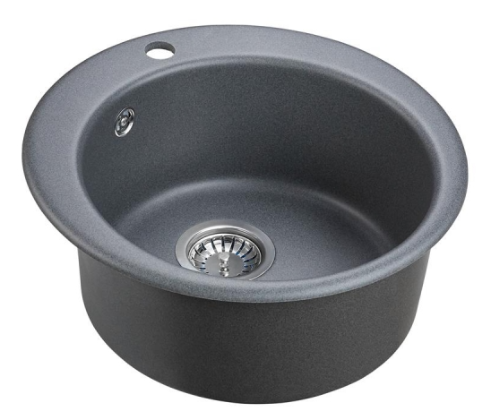 Emar EMQ-1475.C, мойка, гранит, антрацит Детальное фото товара: Emar EMQ-1475.C, мойка, гранит, антрацит