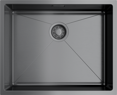 Omoikiri Taki 54-U/IF-GM, мойка, нержавеющая сталь/вороненая сталь Фото товара: Omoikiri Taki 54-U/IF-GM, мойка, нержавеющая сталь/вороненая сталь