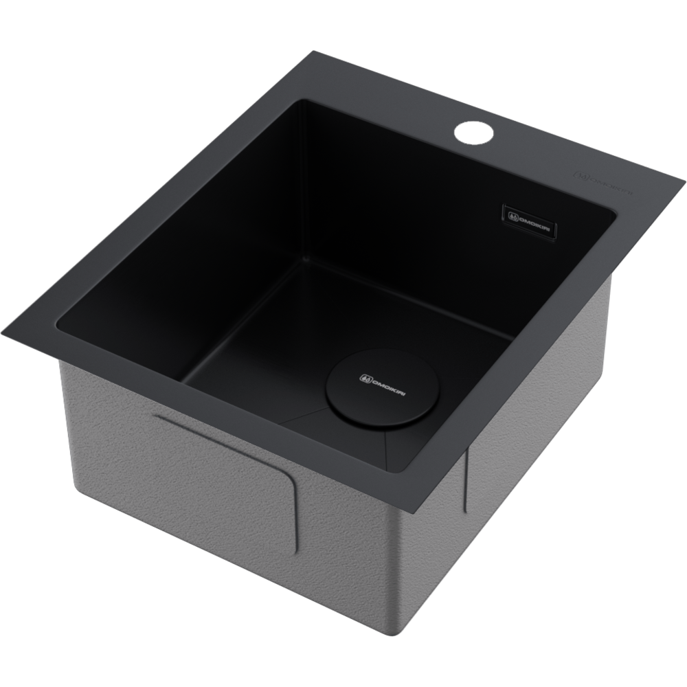 Детальное фото товара: Omoikiri Akisame 41-GB, мойка, нержавеющая сталь/графит