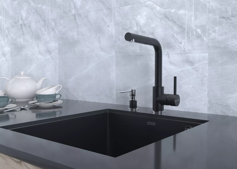 Детальное фото товара: Paulmark KASSEL, смеситель, антрацит