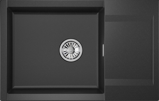 GRANULA ES-7807 мойка, гранит, черный Фото товара: GRANULA ES-7807 мойка, гранит, черный