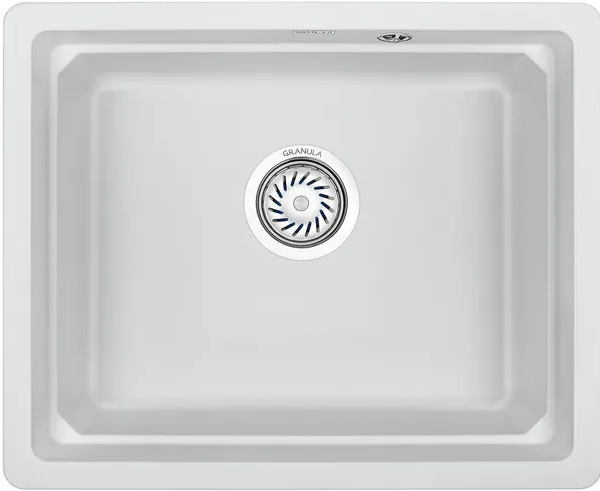 Фото товара: GRANULA 5501U мойка, гранит, арктик (белый)