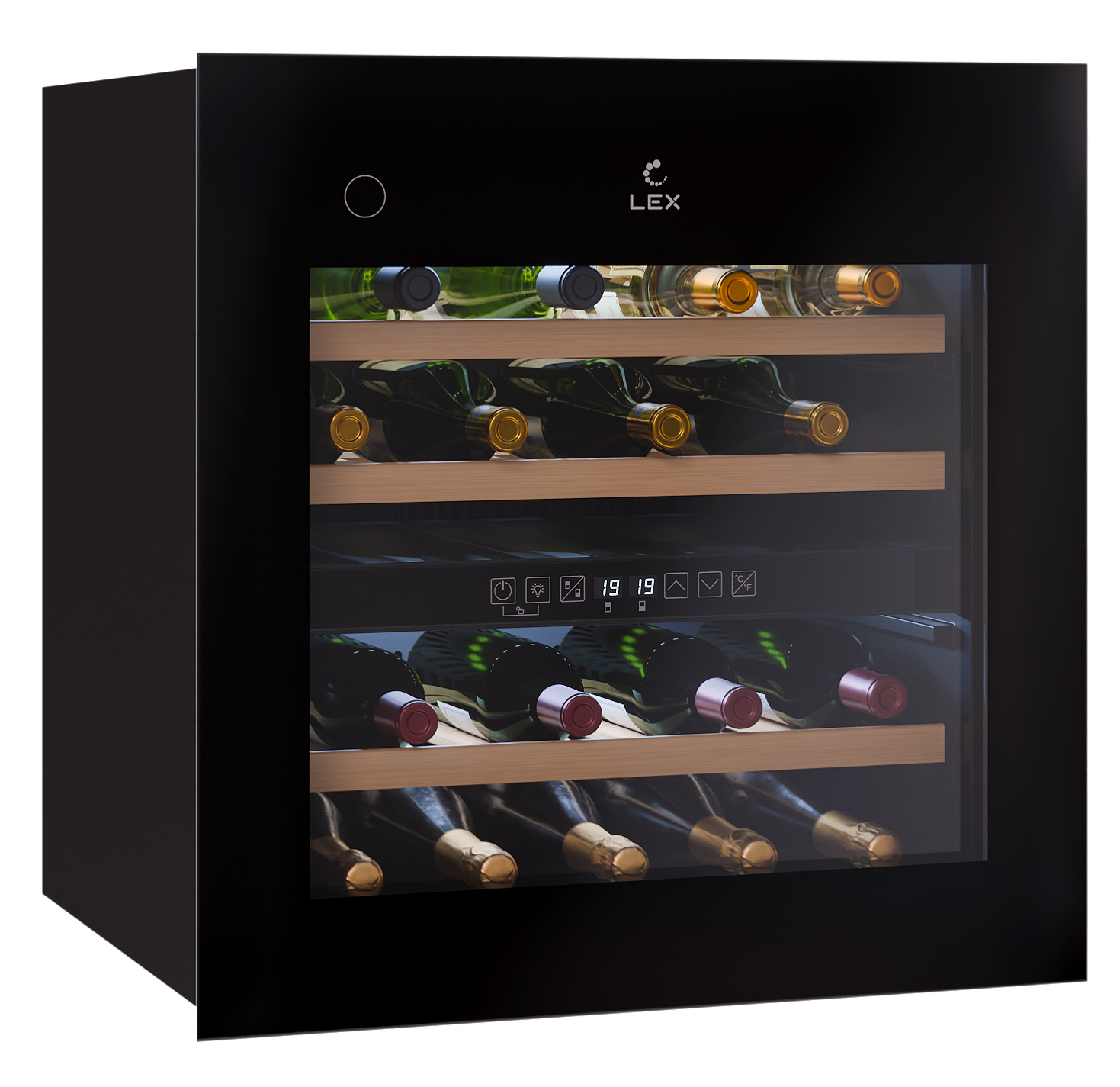 LEX LWD6036BL dual zone PP Детальное фото товара: LEX LWD6036BL dual zone PP