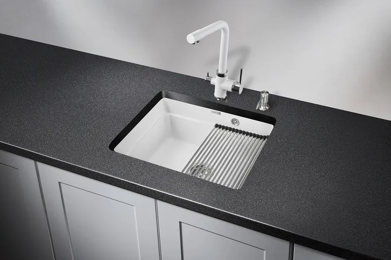 GRANULA 5501U мойка, гранит, арктик (белый) Детальное фото товара: GRANULA 5501U мойка, гранит, арктик (белый)