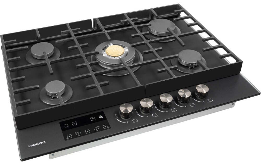 Детальное фото товара: HIBERG VM 7255 B газовая поверхность