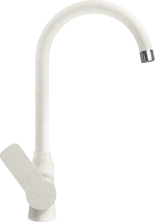 Фото товара: LAVA SG07 LATTE, смеситель, гранит, белый