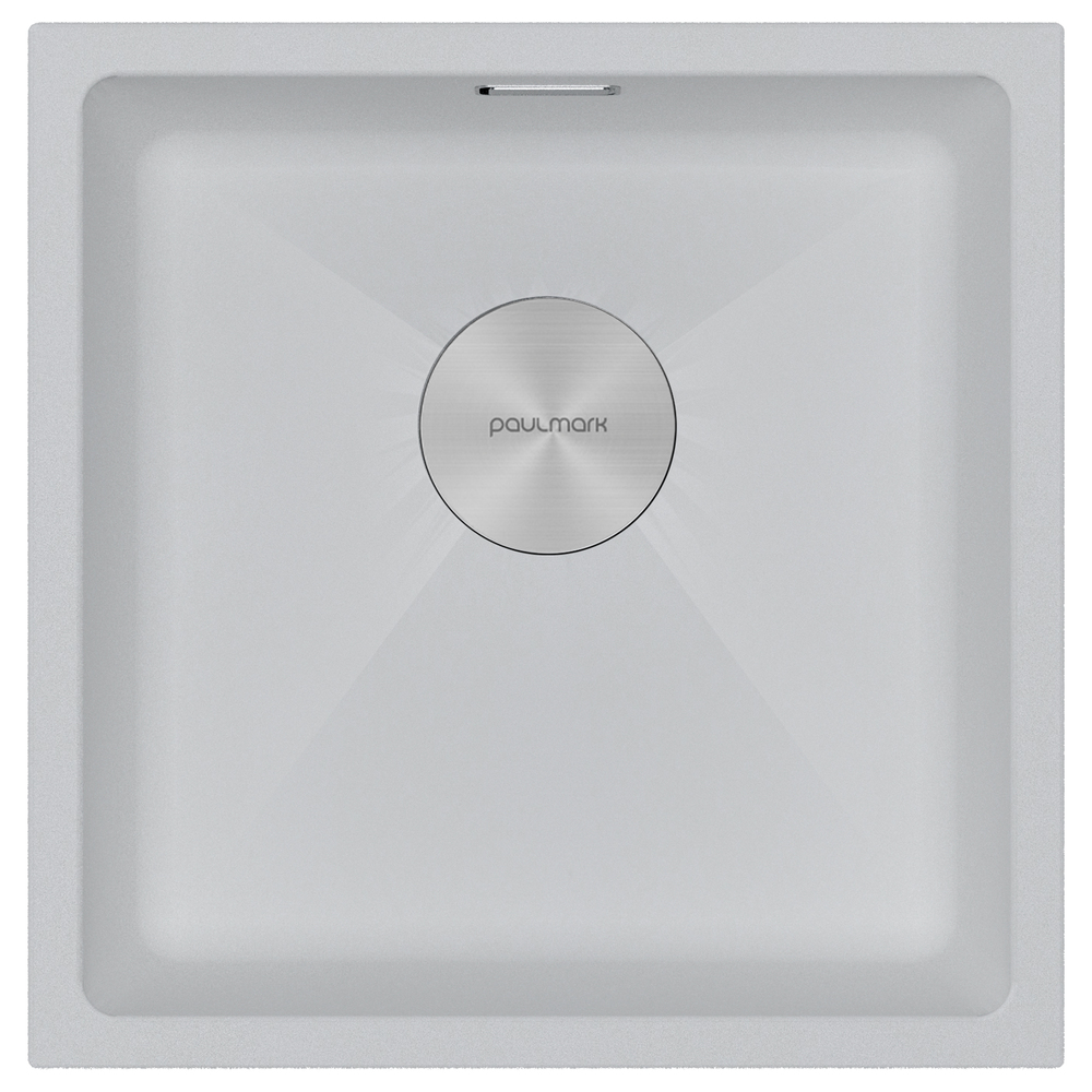 Фото товара: Paulmark LUMI 45UNI, мойка, гранит, белый