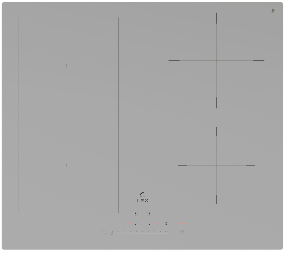 Фото товара: LEX EVI 641A GR индукционная поверхность