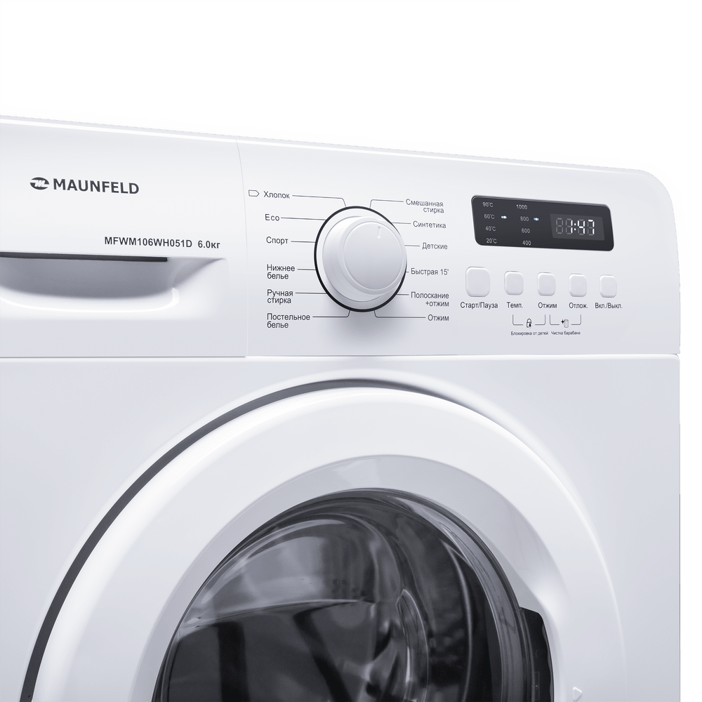 Maunfeld MFWM106WH051D Детальное фото товара: Maunfeld MFWM106WH051D