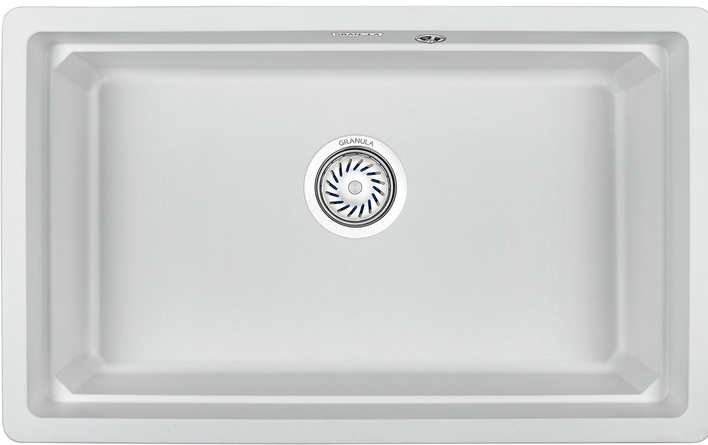 Фото товара: GRANULA 7303U мойка, гранит, арктик (белый)