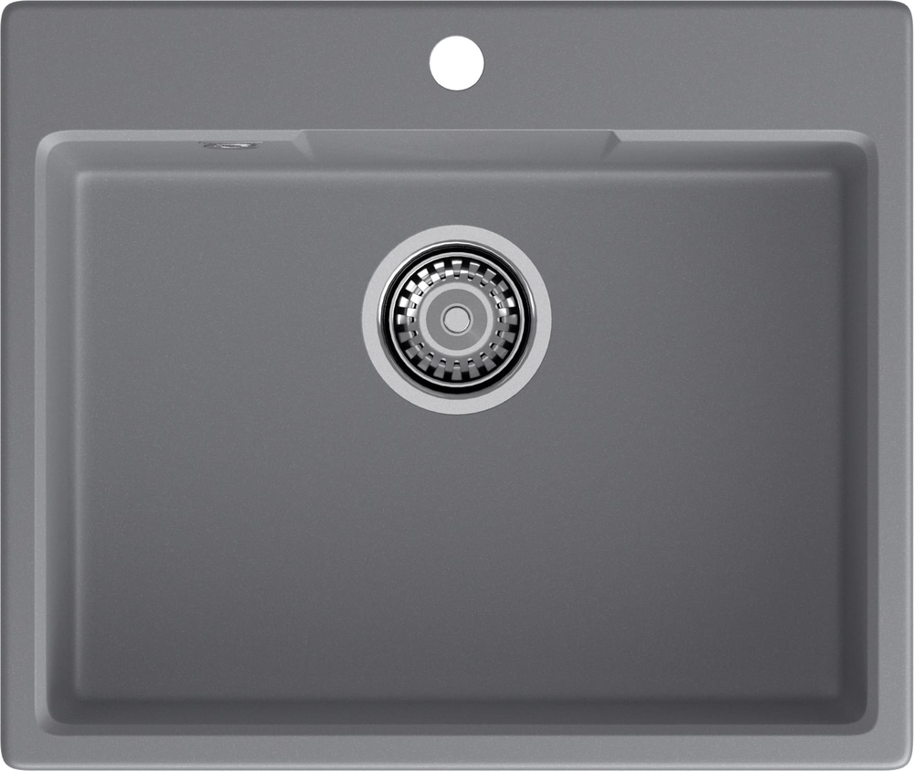 Фото товара: GranFest URBAN GF-UR-658, мойка, гранит, темно-серый