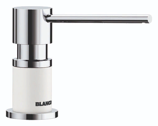 Фото товара: Blanco Lato, дозатор жидкого моющего средства, хром/белый