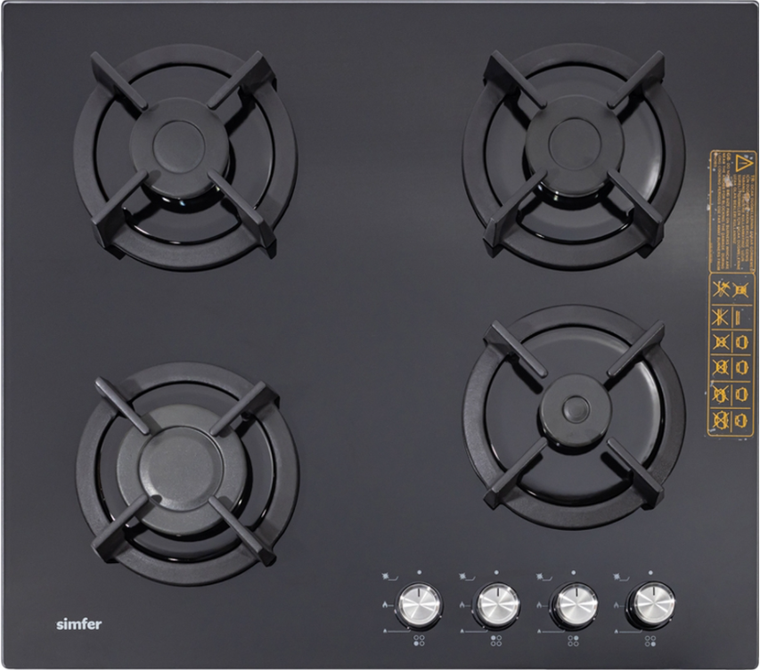 SIMFER H60N40B416 Фото товара: SIMFER H60N40B416 газовая поверхность