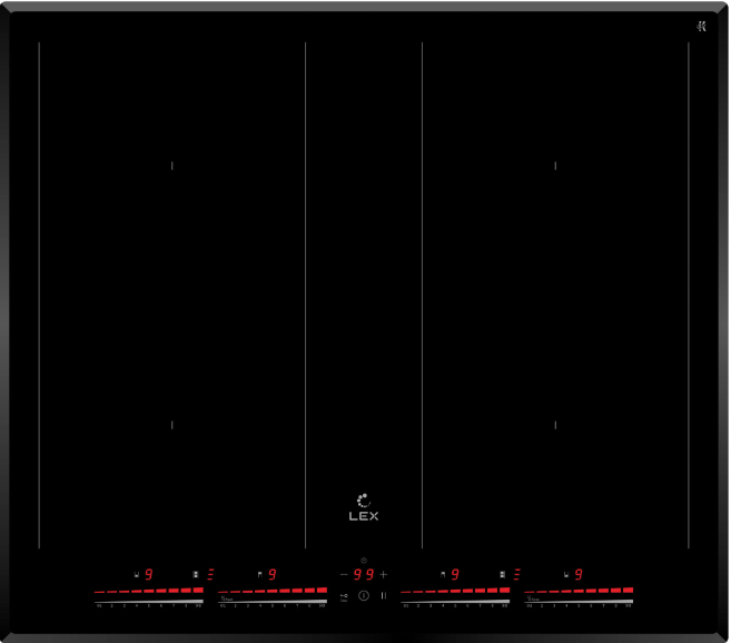 Фото товара: LEX EVI 641C BL индукционная поверхность