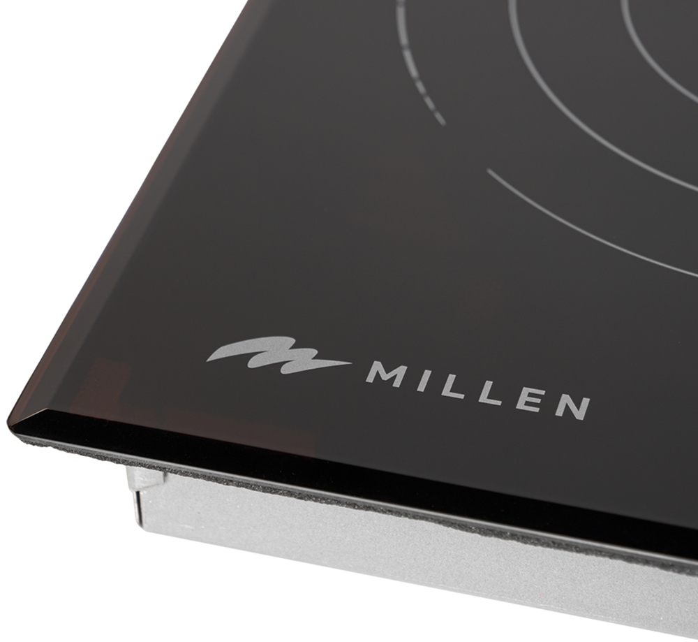 Детальное фото товара: MILLEN MEH 602 BL стеклокерамическая поверхность