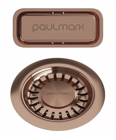Фото товара: Paulmark PM6024-BC, слив с овальным переливом, брашированная медь