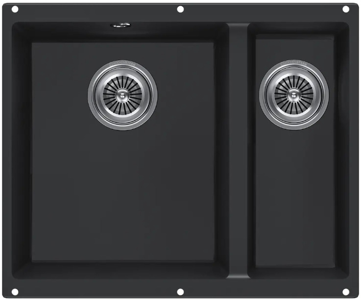 Фото товара: KUCHENSTERN UNDER 60-2, мойка, гранит, черный