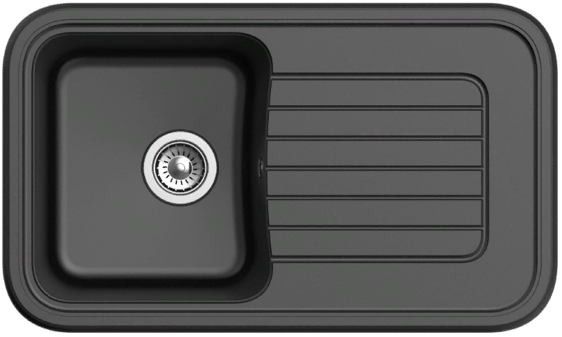 Фото товара: Ewigstein Antik A- 60F, мойка, гранит, черный