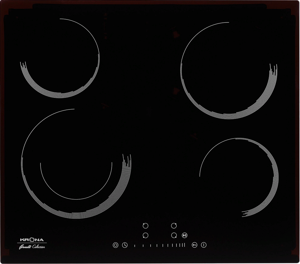 Фото товара: Krona ORSA 60 BL стеклокерамическая поверхность