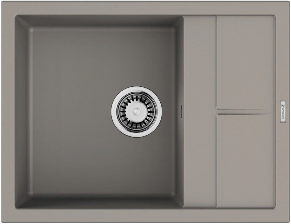 Фото товара: Omoikiri Sumi 65A-GR, мойка, керамика, leningrad grey