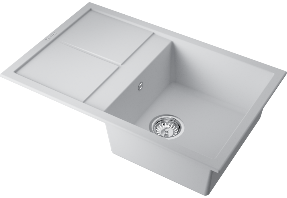 Детальное фото товара: Omoikiri Sumi 79A-WH, мойка, керамика, белый