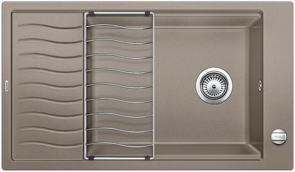 Детальное фото товара: Blanco Elon XL 8S, мойка, гранит, серый беж с клапаном-автоматом