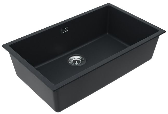 Детальное фото товара: ALVEUS OMNI 40 GRANITAL CARBON-G91, мойка, гранит, черный (в комплекте с сифоном 1145083)