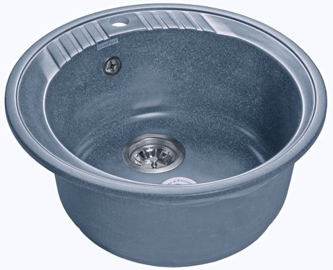 Фото товара: GranFest RONDO GF-R-520, мойка, мрамор, графит